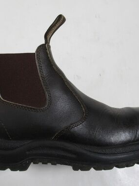 Blundstone Unisex Work Series #490 Chelsea Boots Stout Brown 5.5 US M / 7.5 US W